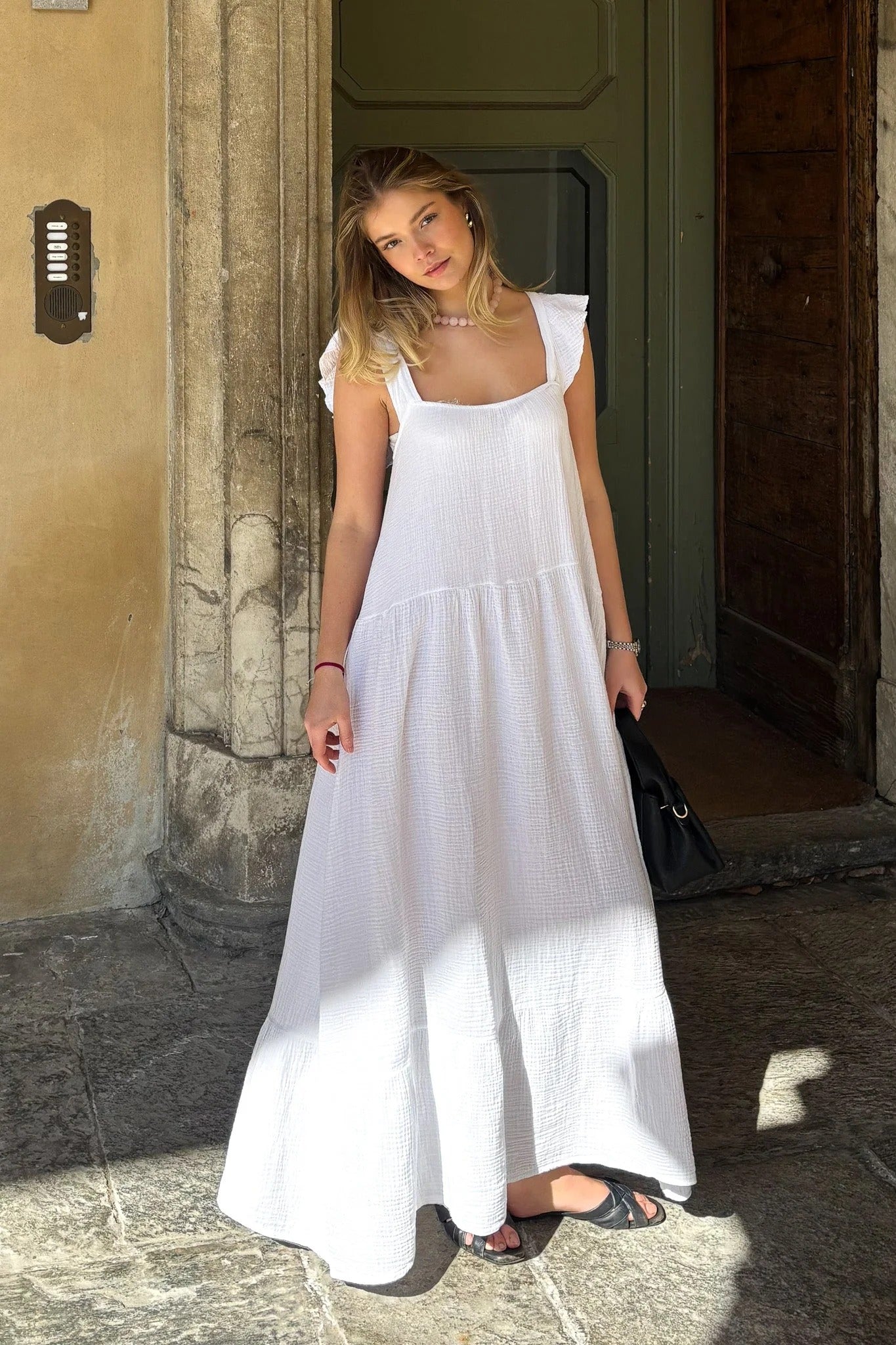 Lina Dress White