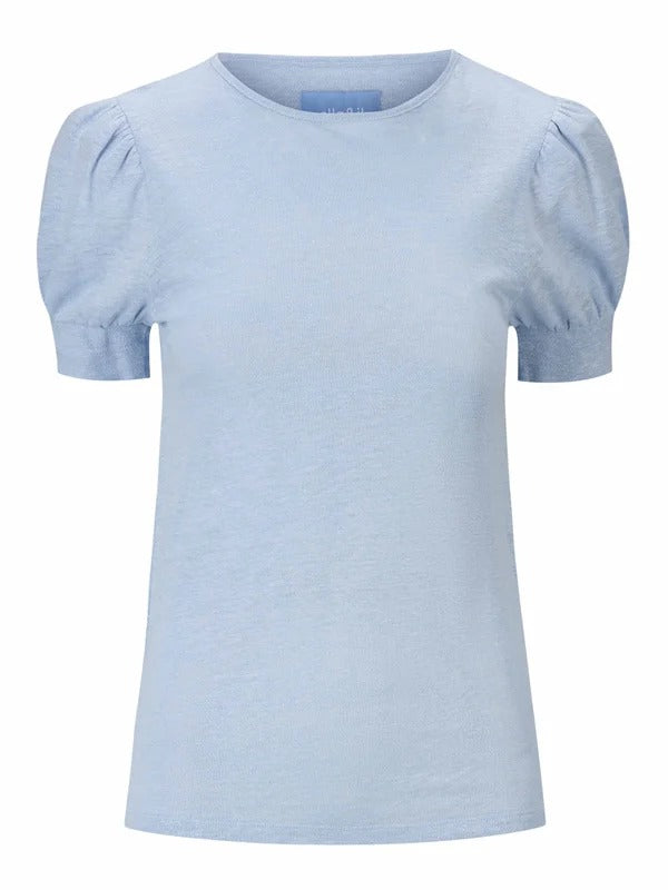 Madeleine linen tee entucky Blue