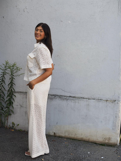 Elsia Short Sleeve Cream