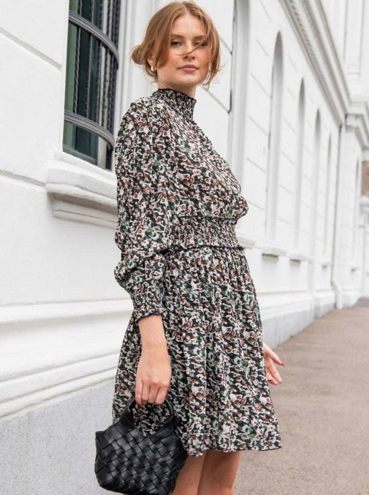 Adrienne Dress Blooming Green