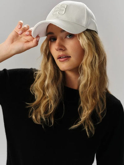 June Denim Cap White