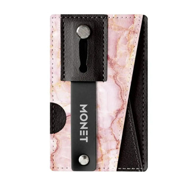 Monet Black/pink marble
