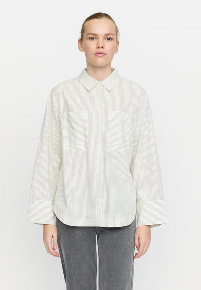 Peggy Shirt Snow White Stripe