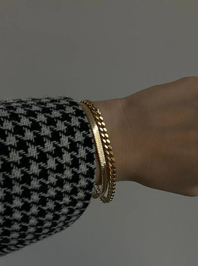 Bone Bracelet Gold