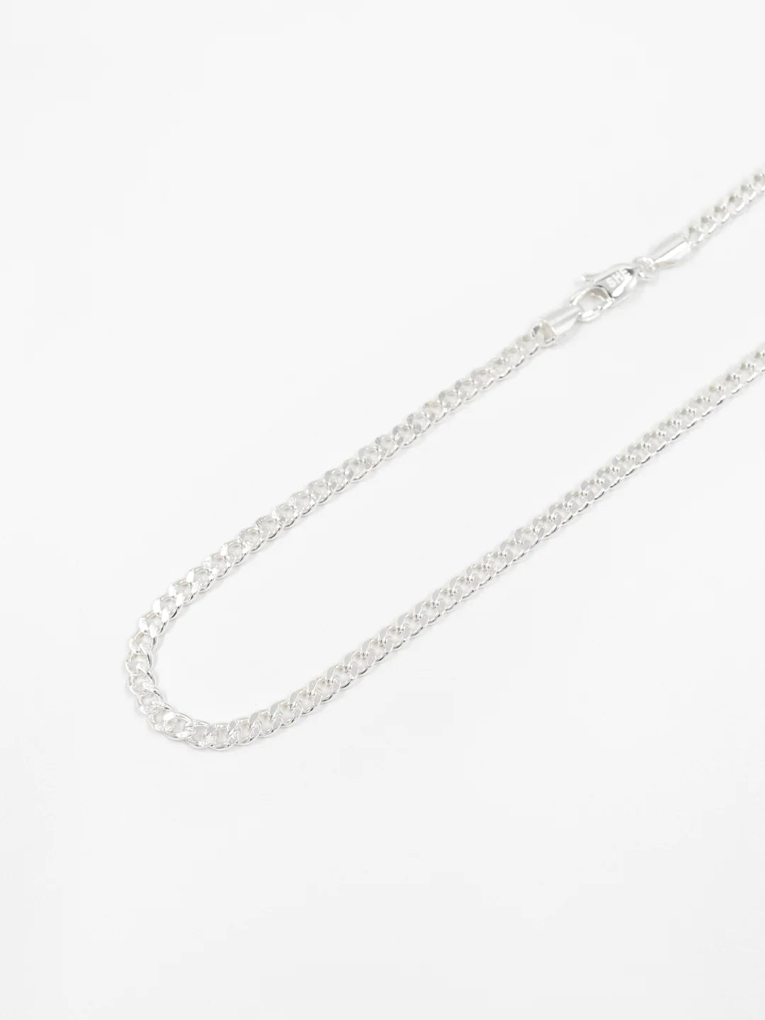 Petite Cuban Chain Silver 46cm