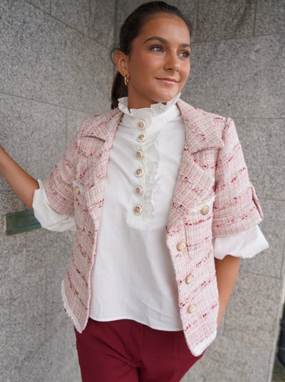 Milano jacket pink tweed
