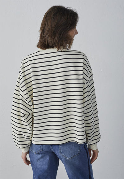 Eliso Sweater Cream Black