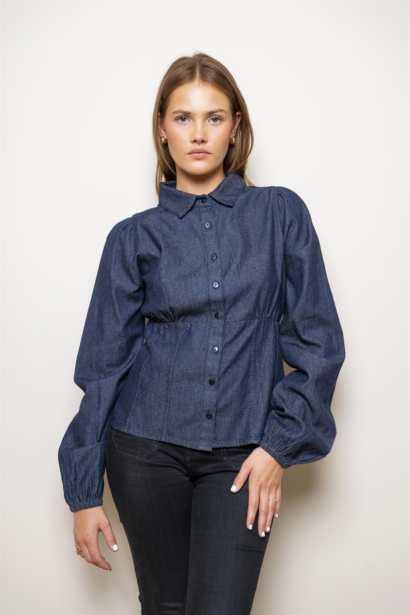 Live Blouse Dark denim