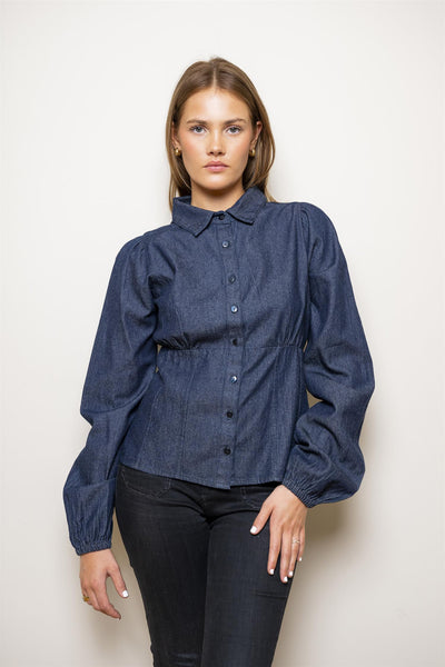 Live Blouse Dark denim