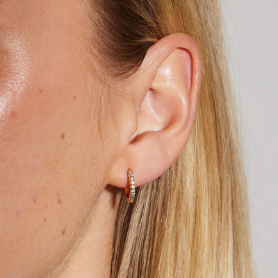 Small hoops White