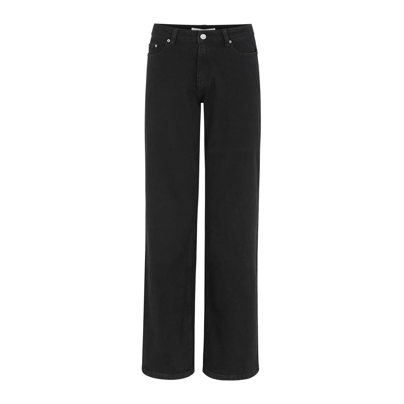 Willa Midwaist Wide Jeans Black