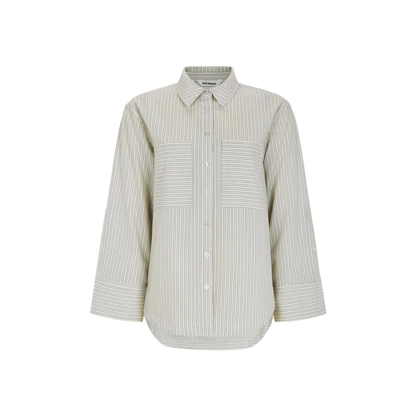 Peggy Shirt Snow White Stripe