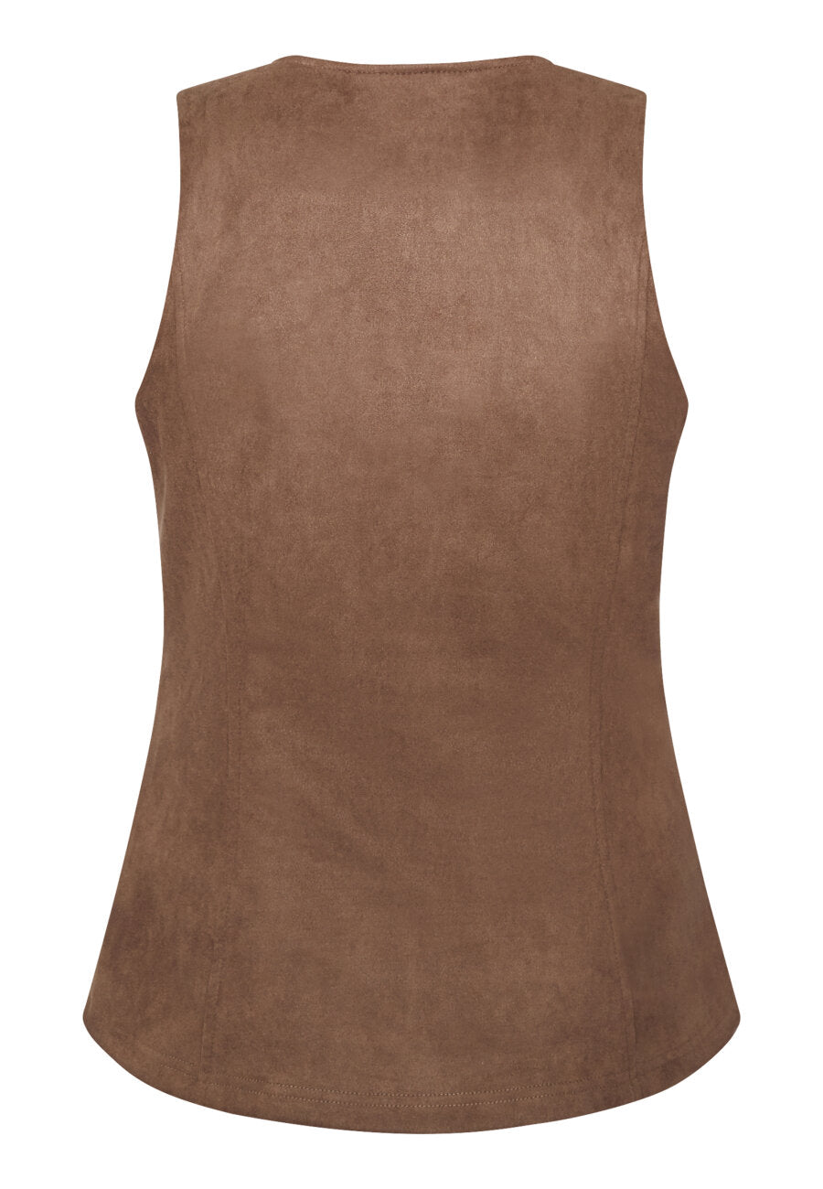 Velra Vest Cognac