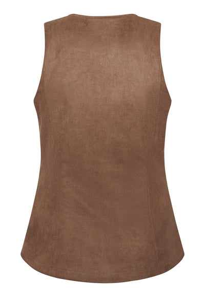 Velra Vest Cognac