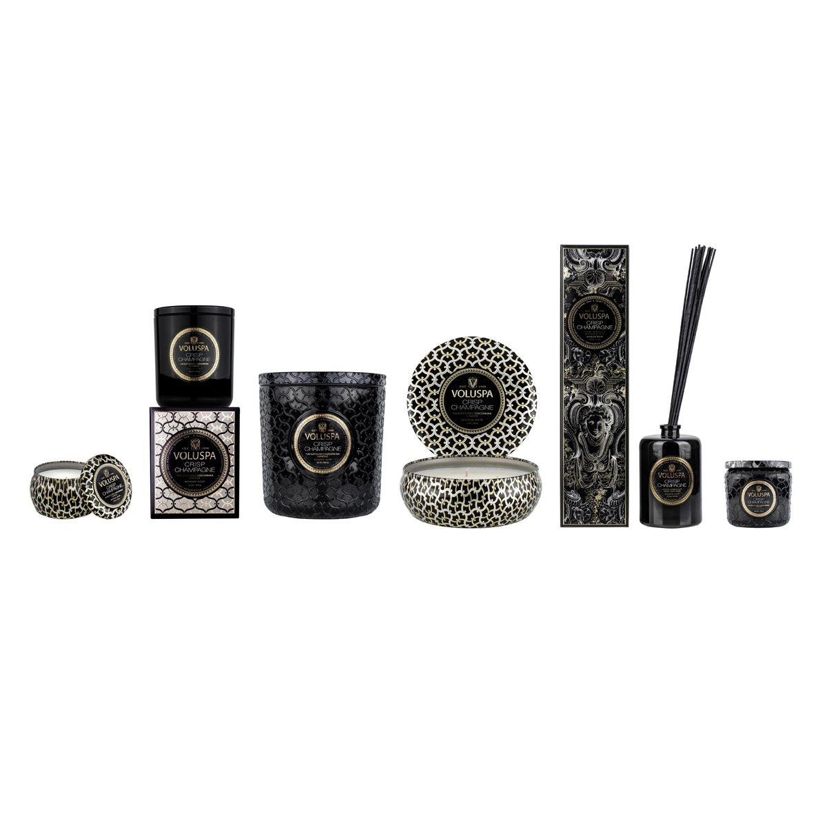 3 Wick Tin Candle 40tim Crisp Champange