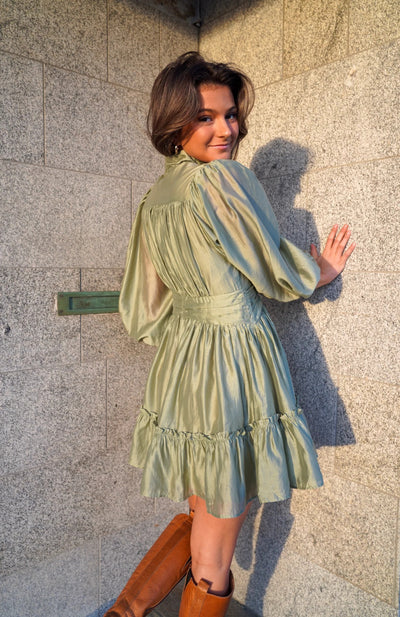 Vanity dress Dusty green