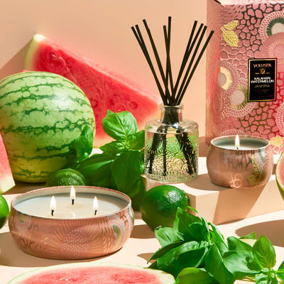 3 Wick Tin Candle 40tim Kalahari Watermelon