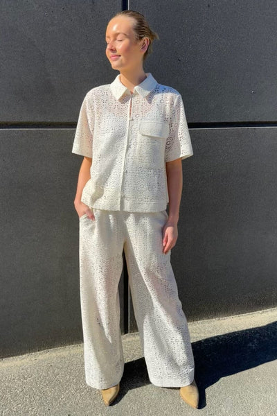 Elsia Short Sleeve Cream