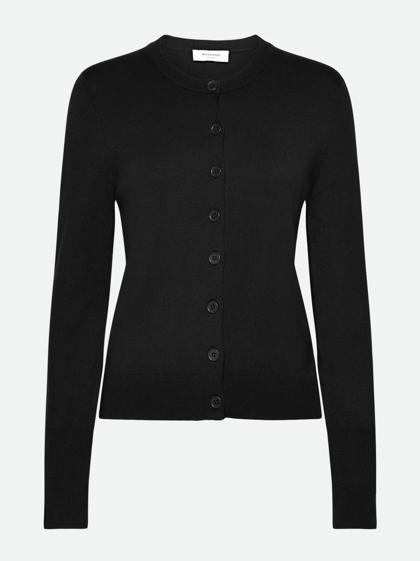 Denise LS Regular Cardigan Black