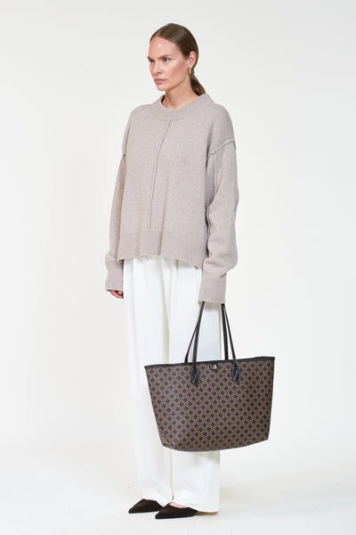 Ultimate Monogram Tote Black