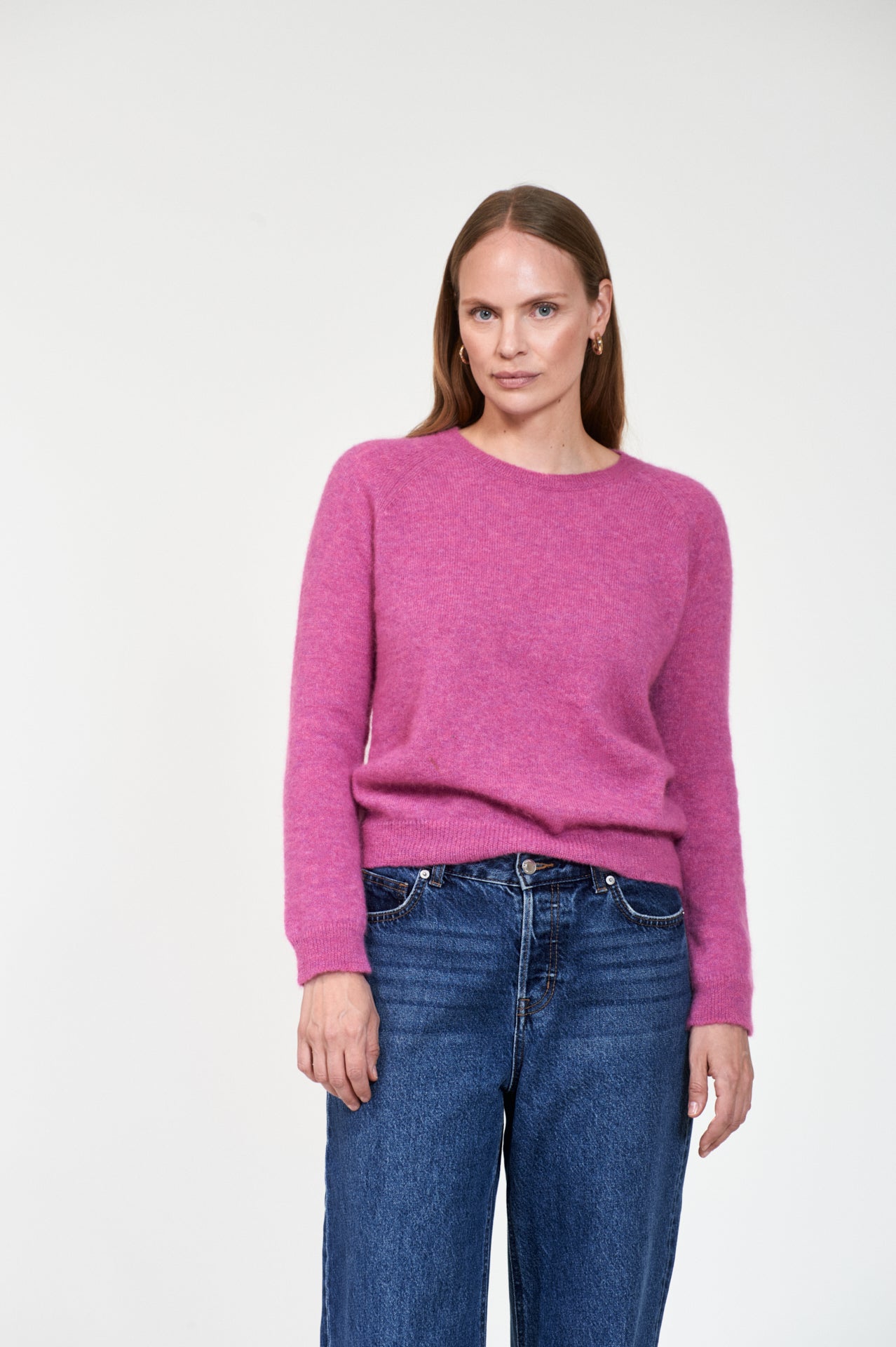 Fiona Sweater Soft Fuchsia