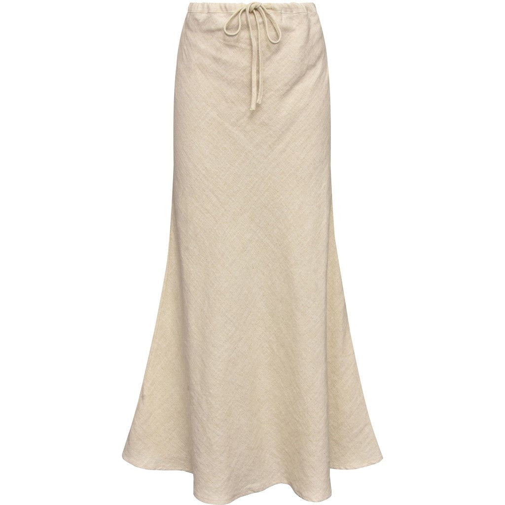 Linen Maxi Skirt Sand