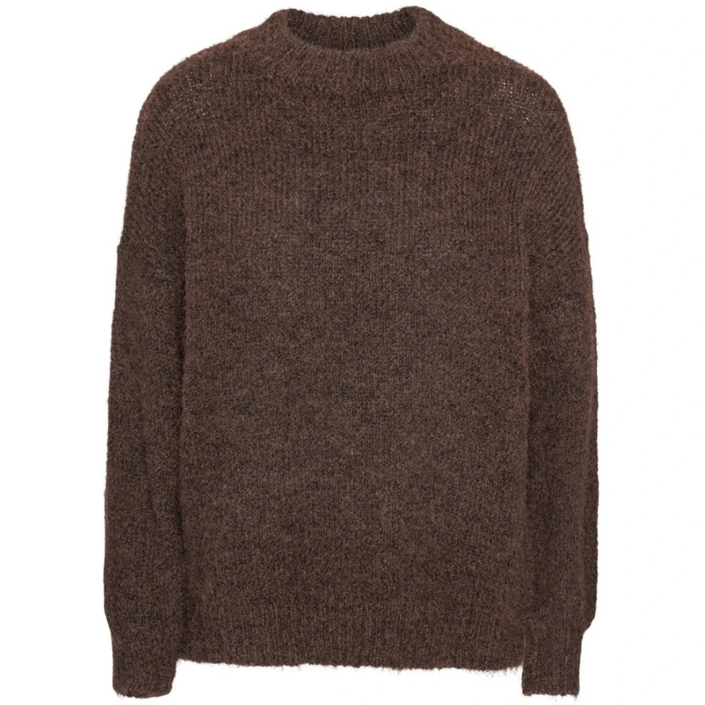 Patrisia solid knit Dark Brown