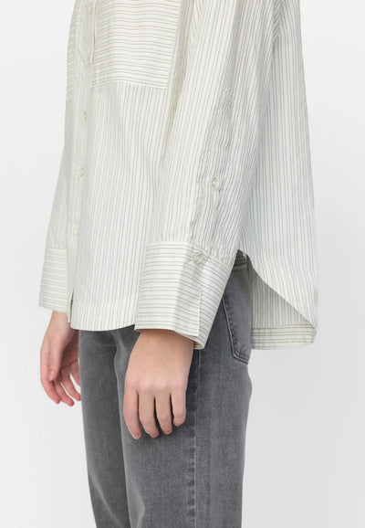 Peggy Shirt Snow White Stripe