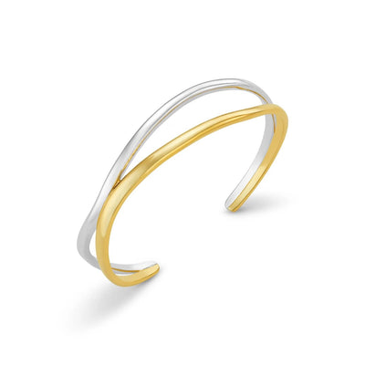 Mixed Plate Open Organic Cuff