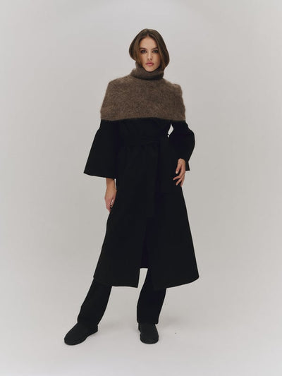 Sylvia Chunky Neck Brown