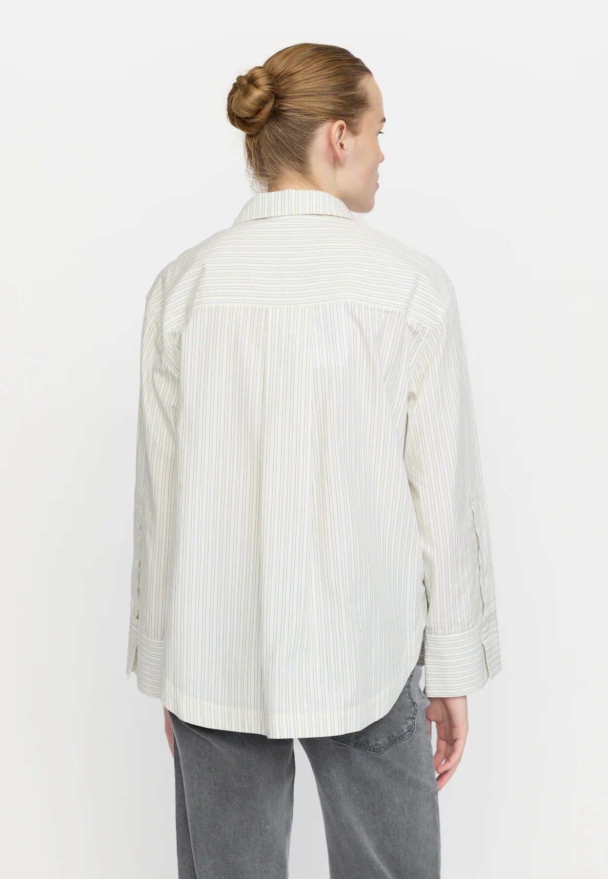 Peggy Shirt Snow White Stripe