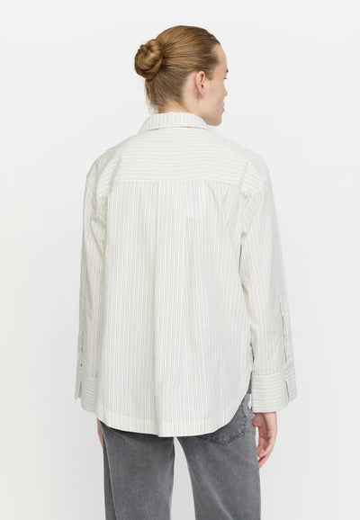 Peggy Shirt Snow White Stripe