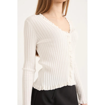 Fabian cardigan White