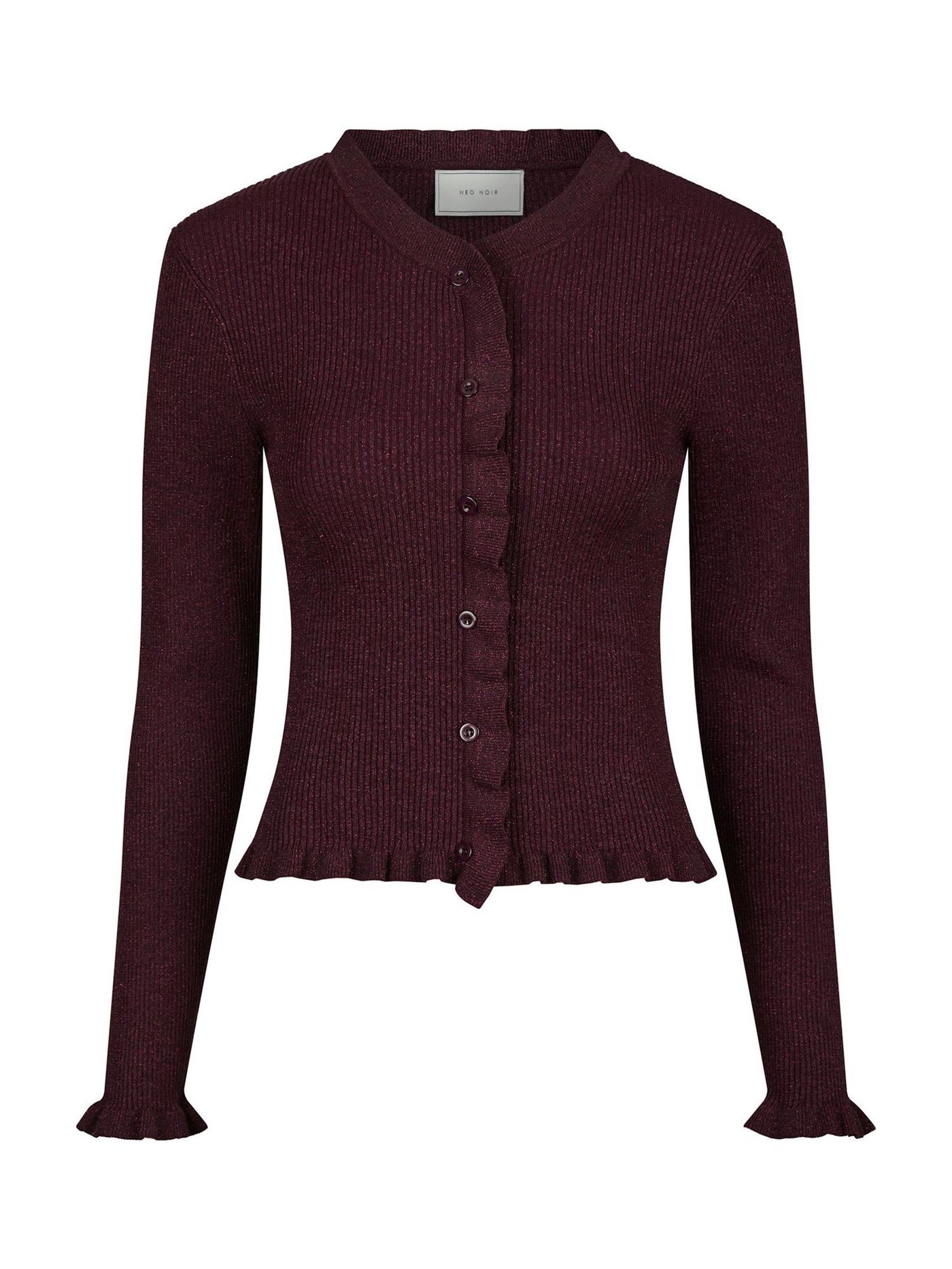 Eshra Knit Blouse Wine