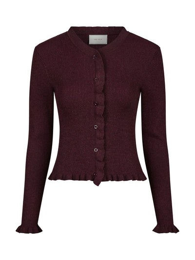 Eshra Knit Blouse Wine