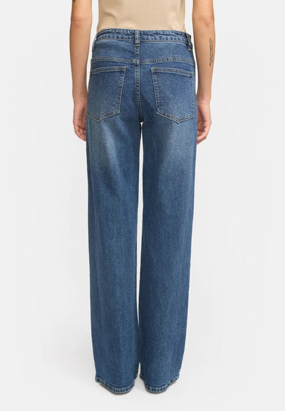 Willa Midwaist Wide Jeans Imagine dark blue