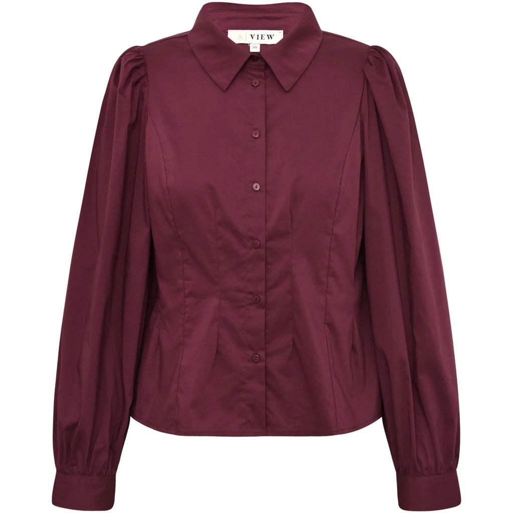 Malika Shirt Bordeaux