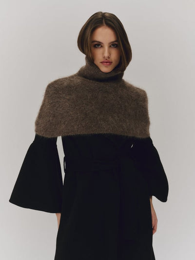 Sylvia Chunky Neck Brown