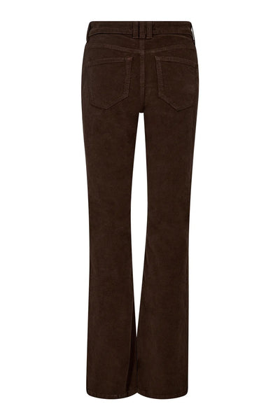 Tara Flare Jeans Baby Cord Expresso Brown