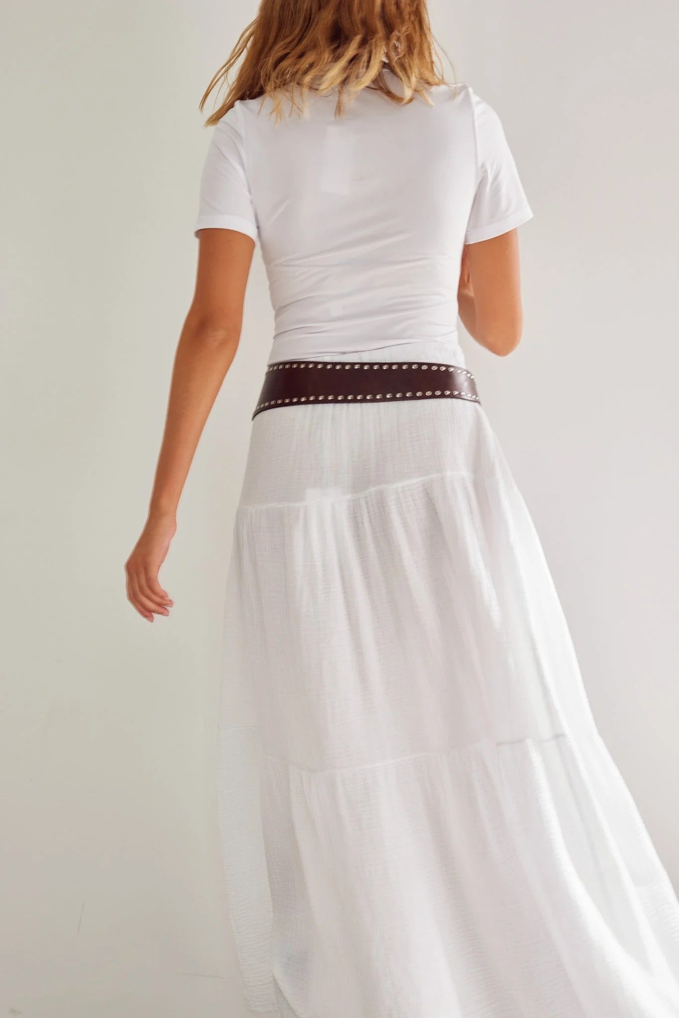 Leyla Skirt White