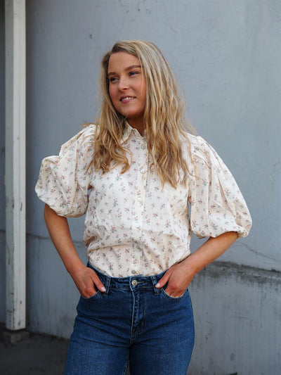 Ella shirt small flowers