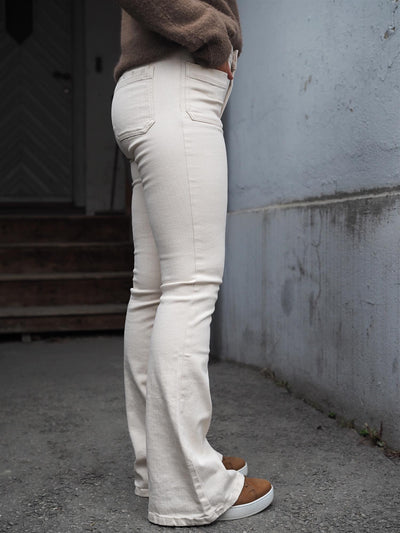 Ann Charlotte Jeans Ecru Undone
