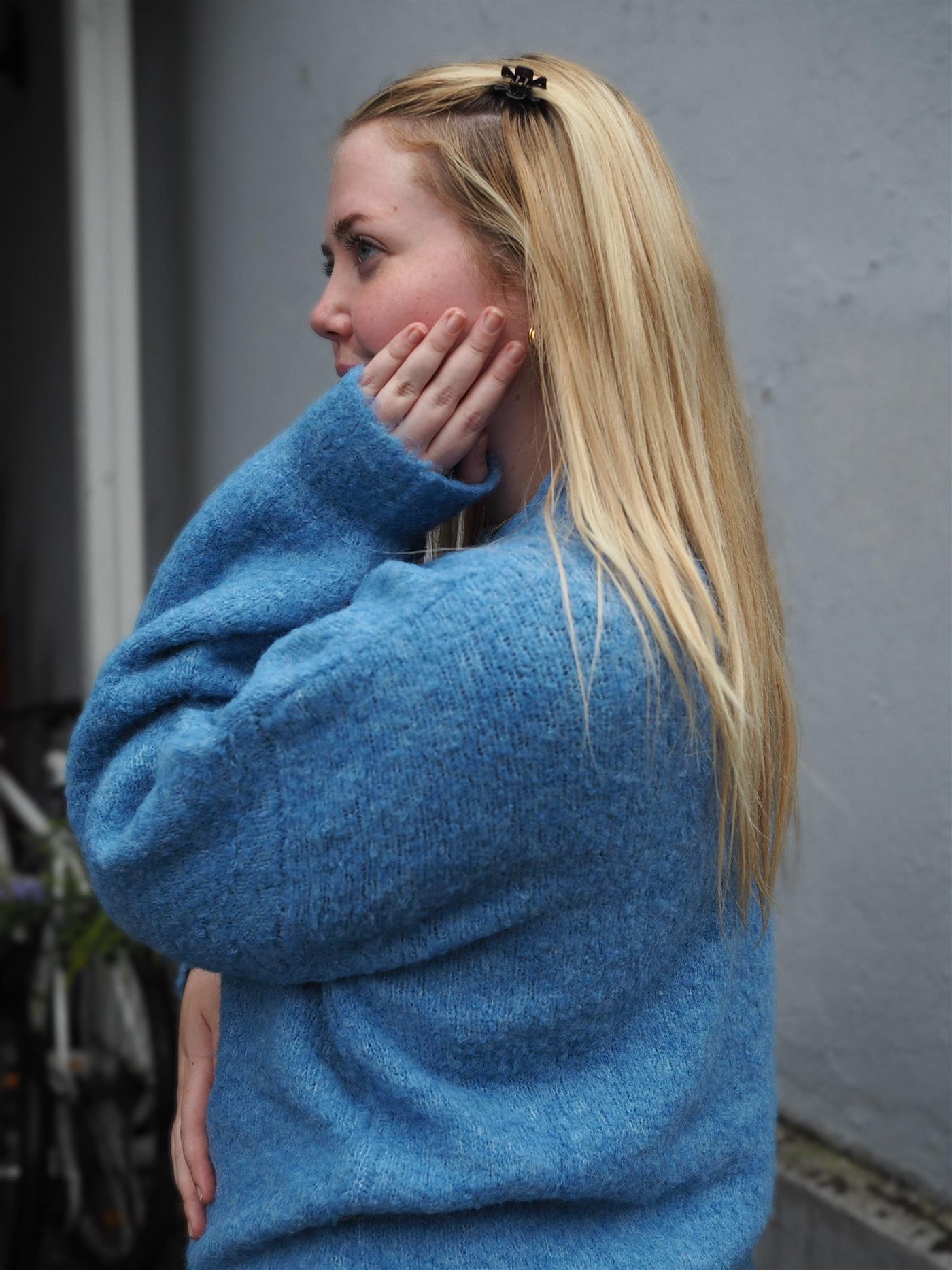 Patrisia new knit pullover Medium Blue