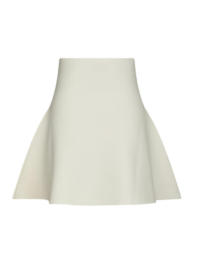 Hanna Smooth Knit Skirt Off White
