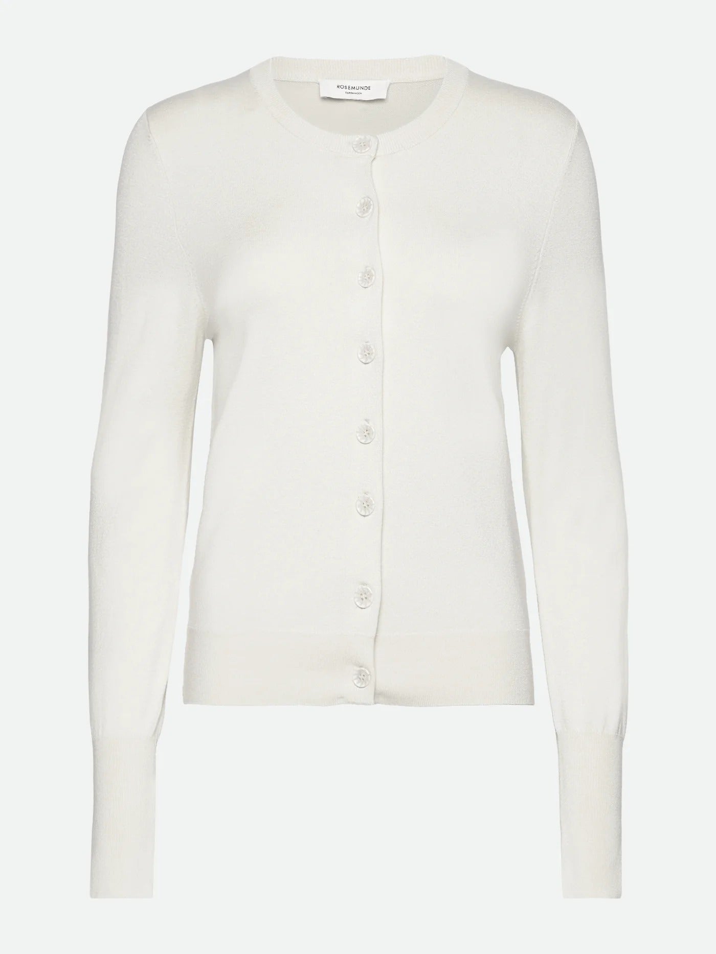 Denise LS Regular Cardigan Cloud dancer