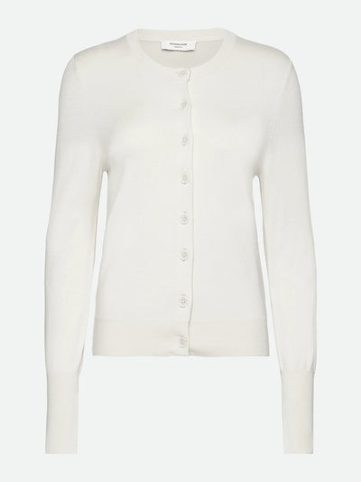 Denise LS Regular Cardigan Cloud dancer