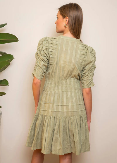 Fabienne Mini Dress Soft Sage