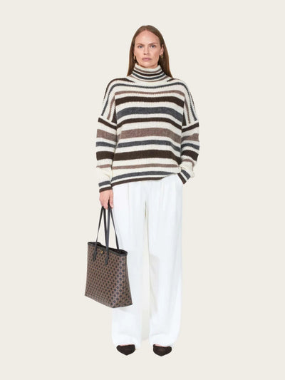 Stellar Sweater Offwhite/Brown