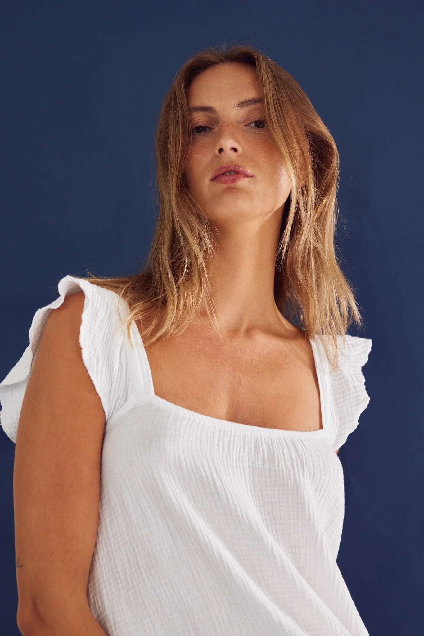 Lina Dress White