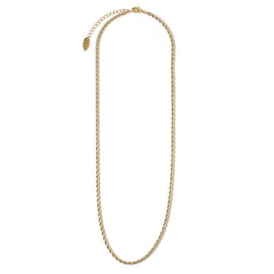 Rope Chain Necklace Gold